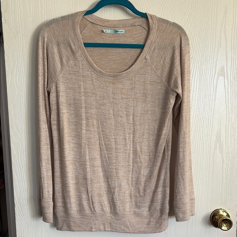 Maurices Tan Knit Top